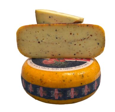 Cașcaval cu Măsline și Roșii 250g - 4,5kg