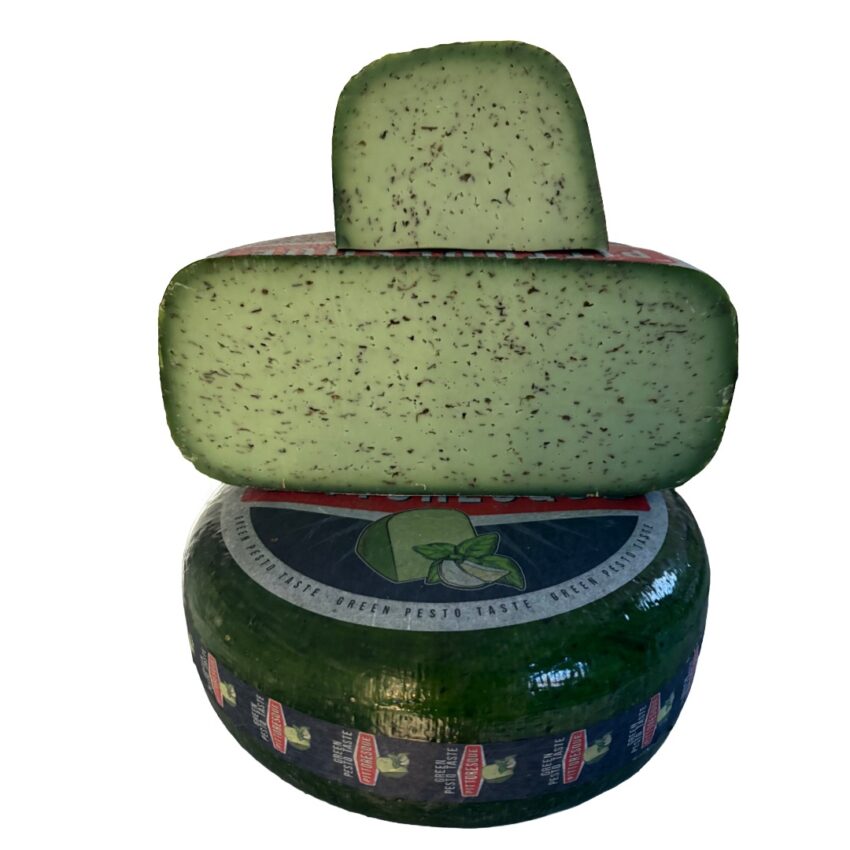 Cașcaval Pesto Verde 250g - 4,5kg