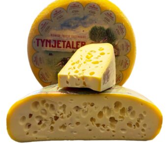 Cașcaval Tynjetaler - cu aromă intensă și ușor dulce, cu note de nucă 250g - 11kg
