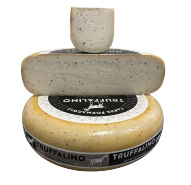 Truffalino - Cașcaval de Capră cu Truffe  (din 100% lapte de capră premium ) 250g - 5kg