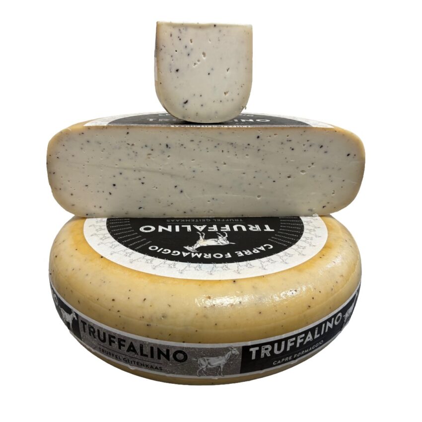 Truffalino - Cașcaval de Capră cu Truffe  (din 100% lapte de capră premium ) 250g - 5kg